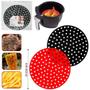 Imagem de Tapete Esteira Culinario Silicone Redondo Para Air Fryer