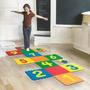 Imagem de Tapete Eva Borracha Infantil Amarelinha Color 16 Pc Evamax