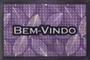 Imagem de Tapete Fenice 59x39cm Folhas Roxo