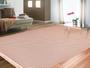Imagem de tapete grande 100% algodão 2,50m x 2,00m sala quarto antialérgico lavável em maquina