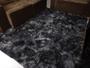Imagem de Tapete Grande Fofinho Peludo Carpete Sala Quarto 1.00x1.40 Cinza Mesclado