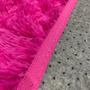 Imagem de Tapete Grande Fofinho Peludo Carpete Sala Quarto 1.00x1.40 Rosa Pink