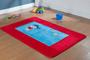 Imagem de Tapete Infantil Big Premium - 120 cm x 74 cm - Pirata - Vermelho