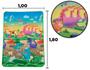 Imagem de Tapete Infantil De Atividades Emborrachado Térmico 120 X 180 Cm Colorido Tatame Educativo Para Bebê 