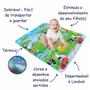 Imagem de Tapete Infantil de Atividades Tatame para Bebe 1,20x0,90m - Termico Interativo Portatil Educativo Baby
