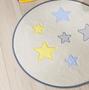 Imagem de Tapete Infantil Formatos Baby - 65cm x 65 cm  Estrela Palha