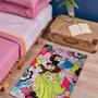 Imagem de Tapete Infantil Princesas Flores 0,70x1,00cm - Jolitex Fun 