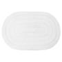 Imagem de Tapete Kapazi Wc Allegro Oval Branco 40Cm X 60Cm