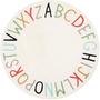 Imagem de Tapete Kids Play Topotdor Rainbow Round Alphabet 180 cm