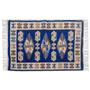 Imagem de Tapete Kilim Antep 0,60 x 0,90 Des 001 Azul Niazitex