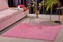 Imagem de Tapete macio classic oasis quadrado 100% antiderrapante fácil de limpar sala quarto 1,50 x 1,50- rosa-bebe-oasis