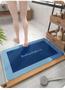 Imagem de Tapete Mágico Retangular Silicone Absorvente Antiderrapante Para Casa 