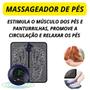 Imagem de Tapete Massageador Elétrico Perna Pés Ems Profissional Recarregável Magnético Fisioterapia Terapia Circulação Massagem M