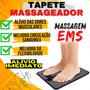 Imagem de Tapete Massageador Para Os Pés Elétrico EMS Fisioterapia Recarregável