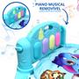 Imagem de Tapete Musical Infantil de Atividades para Bebê Piano Mobile Importway BW264AZ Azul