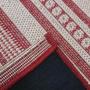 Imagem de Tapete Nature Listra 200X250 Sisal Listrado Vermelho Tp Bali