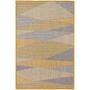 Imagem de Tapete New Colors Mystic Retangular (150x200cm) Cinza Claro e Amarelo