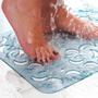 Imagem de Tapete Para Banho Box Antiderrapante Chuveiro Idoso Com Ventosa