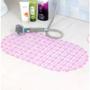 Imagem de Tapete para Box Banheiro Colorido PVC Ventosa Antiderrapante -Home& More
