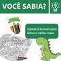 Imagem de Tapete Para Colorir Infantil C/ Canetinhas Dinossauro Samba