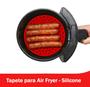 Imagem de Tapete para Fritadeira Eletrica Redondo 20cm - Forro Air Fryer - Ar frai - airfryer - Silicone reutilizável - PANAMI