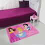 Imagem de Tapete para Quarto Infantil Princesas Disney 70cm x 110cm Jolitex