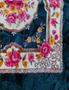 Imagem de Tapete para sala em veludo estampado floral