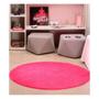 Imagem de Tapete para Sala Redondo 1,00 Classic Rosa Pink Oasis