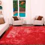 Imagem de Tapete para Sala Shaggy Requinte Casa Dona 200x250cm Vermelho