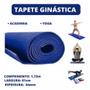 Imagem de Tapete para yoga mat colchonete esteira pilates ginastica fitness antideslizante exercicios fisicos