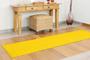 Imagem de Tapete passadeira trilho passarela beira cama sala corredor pelo toque macio 0,66x1,20 classic oásis (amarelo-canario)