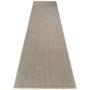 Imagem de Tapete Passadeira Trilho Sisal Premium Bege Caramelo Palha Antiderrapante 0,66 x 6,00m
