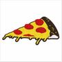 Imagem de Tapete pedaço de pizza no formato, tapetes diferentes e temáticos.