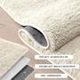 Tapete Pelo Alto Felpudo Peludo Macio Anti Derrapante Alérgico Pérola Nude Redondo 60 cm Sala Quarto Escritório - Tapetes Saturs Imagem de Tapete Pelo Alto Felpudo Peludo Macio Anti Derrapante Alérgico Pérola Nude Redondo 60 cm Sala Quarto Escritório