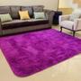 Imagem de Tapete Peludo Felpudo Sala Shaggy Luxo 100x150 Oferta!!!