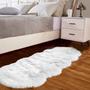 Imagem de Tapete Peludo Goolela Faux Sheepskin - 60cm x 180cm - Branco