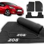 Imagem de Tapete Peugeot 208 Style 2013 2014 2015 2016 2017 2018 2019 2020 Borracha Premium Traseiro Inteiriço