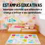 Imagem de Tapete pra Atividades Infantil 120x80cm Grande Térmico Redução do Ruído dos Brinquedos