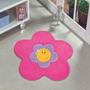 Imagem de Tapete Premium Baby Menina Flor 70cm x 70cm Pink Guga Tapetes