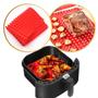 Imagem de Tapete Protetor Silicone P/ Airfryer Modelo 20 Cm Quadrado