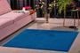 Imagem de Tapete quadrado 150x150 não escorrega várias cores loja autorizada pelo macio consultório sala quarto-jeans-oasis