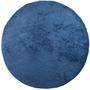 Imagem de Tapete redondo 2,00x2,00 pelo toque macio sala quarto pousada 100% antiderrapante apolo pratatextil (azul)
