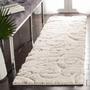 Imagem de Tapete Runner Safavieh Florida Shag Collection - Creme (70x210cm)