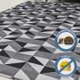 Imagem de Tapete Sala 135cmx200cm com Antidarrapante Geométrico Casen