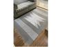 Imagem de Tapete sala 200 x 150cm geometrico cinza e branco