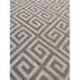 Imagem de Tapete Sala Decorativo 50X150 Cm Geometrico Grego Bege