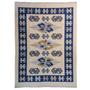 Imagem de Tapete Sala Kilin Gashgai 240X300 Dupla Face Tribal 1 Azul