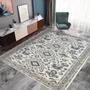 Imagem de Tapete Sala Oriental 200X250 Cm Cinza Azul Sem Pelo