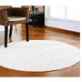 Imagem de Tapete Sala Redondo 1,00 m Classic Perola Creme