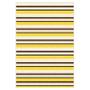 Imagem de Tapete Saturs Moderno Listrado Amarelo 140 x 200 cm Tapete para Sala e Quarto